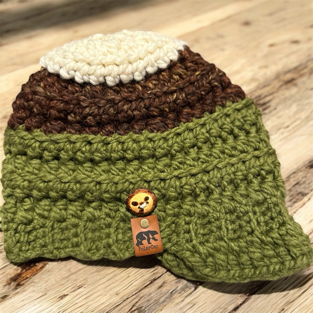 Women’s Crochet Polar Cap Beanie